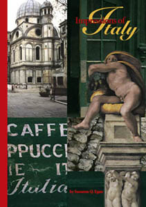 cover desgn for book on Italy