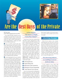 OTL magazine interior page